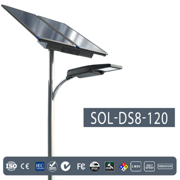 Lampa fotovoltaica SOLARIS SOL-DS8-120